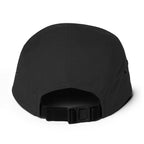 Self Made Club 5-Panel Camp Cap in black — back view