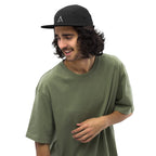 Self Made Club 5-Panel Camp Cap in black — front view