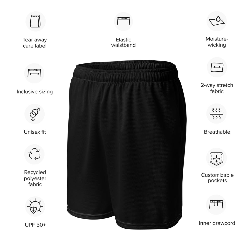Self Made Club Mesh Performance Shorts — side view