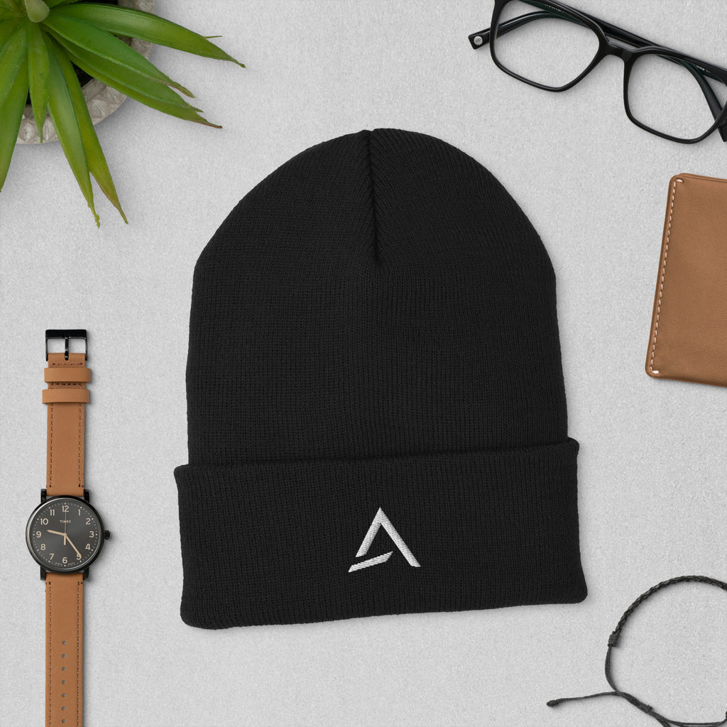 Self Made Club Standard Issue Beanie in black — front view
