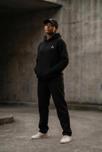 Model wearing Self Made Club Ascending Cap