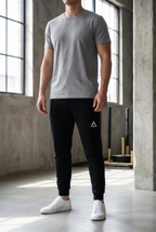 Male model wearing the Self Made Club Joggers