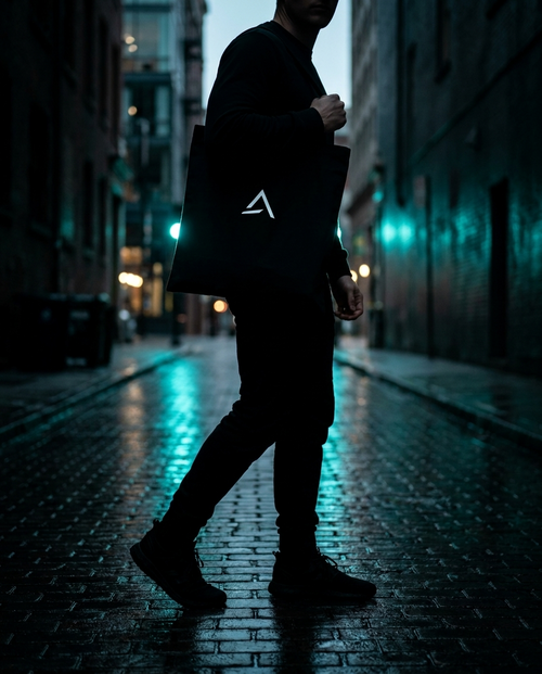Model carrying the Self Made Club Everyday Tote