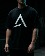 Male model wearing the Self Made Club Oversized Heavyweight Tee
