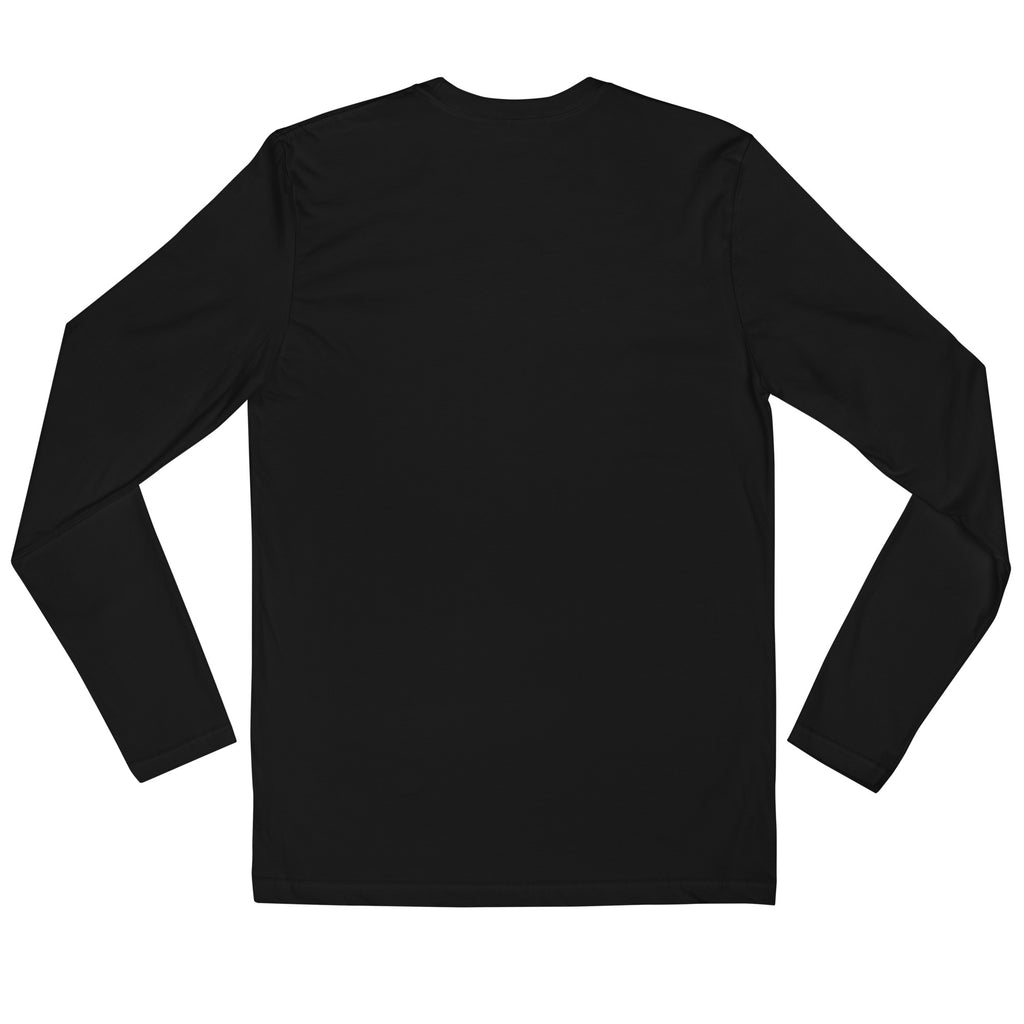Self Made Club Long Sleeve Fitted Crew in black — back view