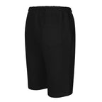 Self Made Club Sweat Shorts in black — back angle view