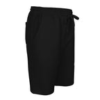Self Made Club Sweat Shorts in black — front angle view