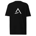 Self Made Club Men's Premium Heavyweight Tee in black — front view
