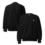 Self Made Club Standard Issue Crewneck in black — front and back views