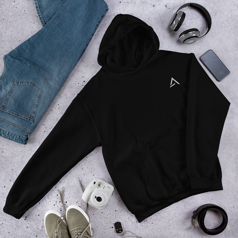 Self Made Club Standard Issue Hoodie in black — front view