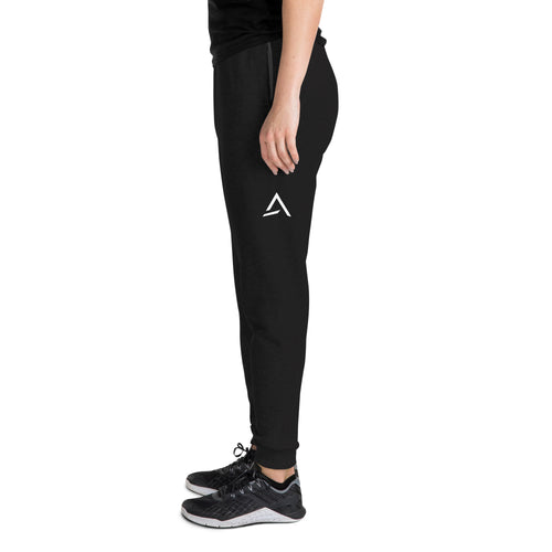 Self Made Club Joggers in black — left side view