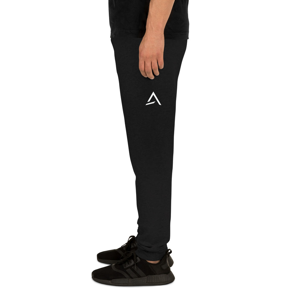 Self Made Club Joggers in black — left side view