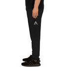 Self Made Club Joggers in black — left side view