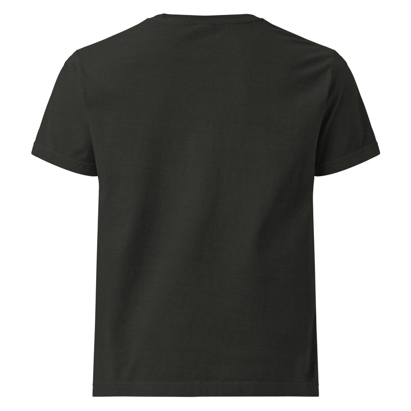 Self Made Club Oversized Heavyweight Tee in faded black — back view