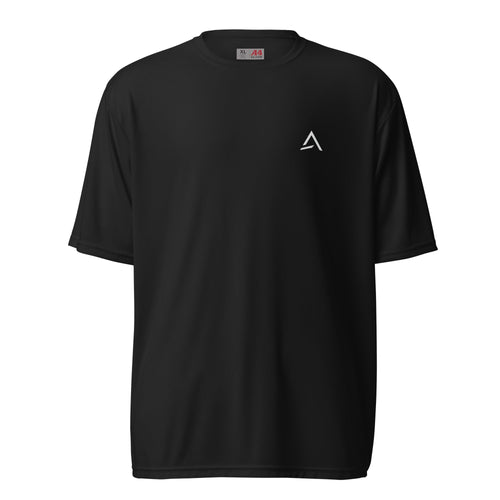 Self Made Club Performance Tee in black — front view