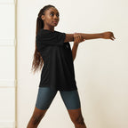 Self Made Club Performance Tee in black — front view