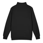 Self Made Club Quarter-Zip Pullover in black — back view