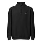 Self Made Club Quarter-Zip Pullover in black — front view
